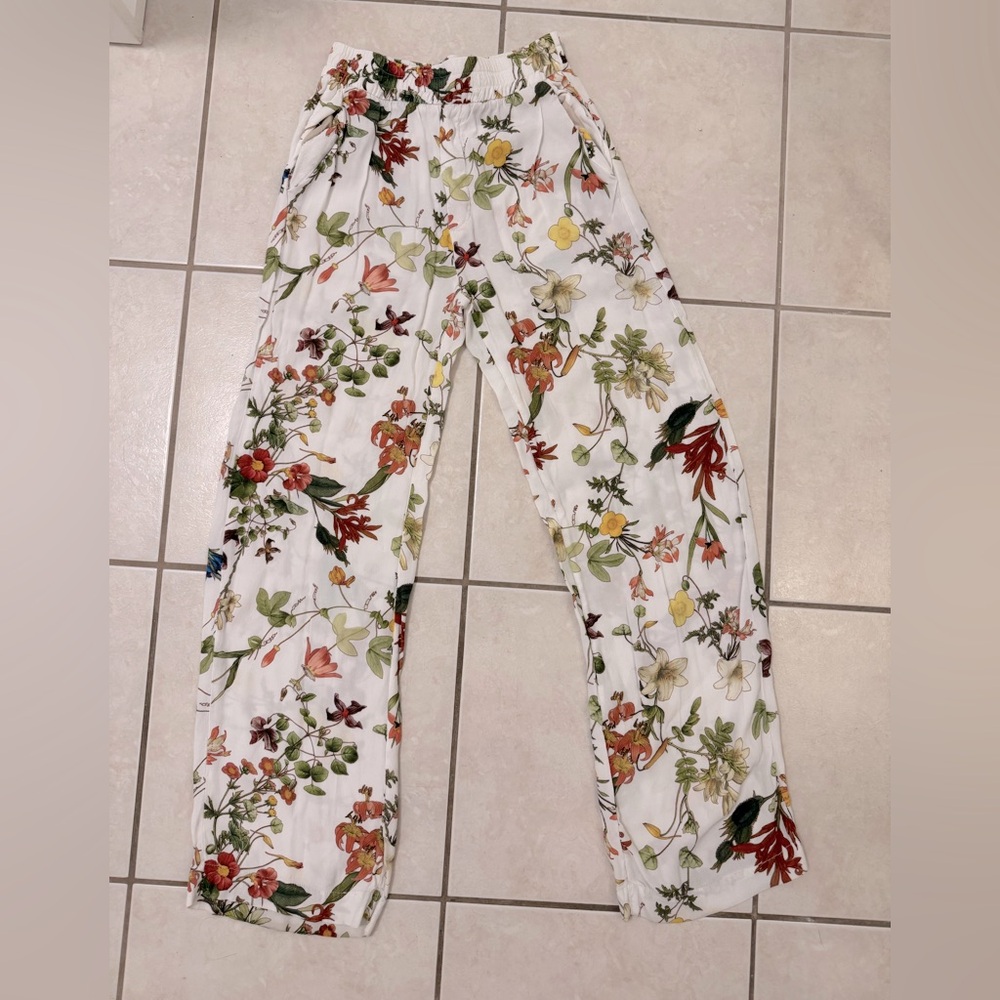 Zara printed palazzo
